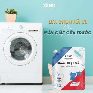Nước giặt xả XENO – Giải pháp tối ưu cho gia đình dùng máy giặt cửa trước